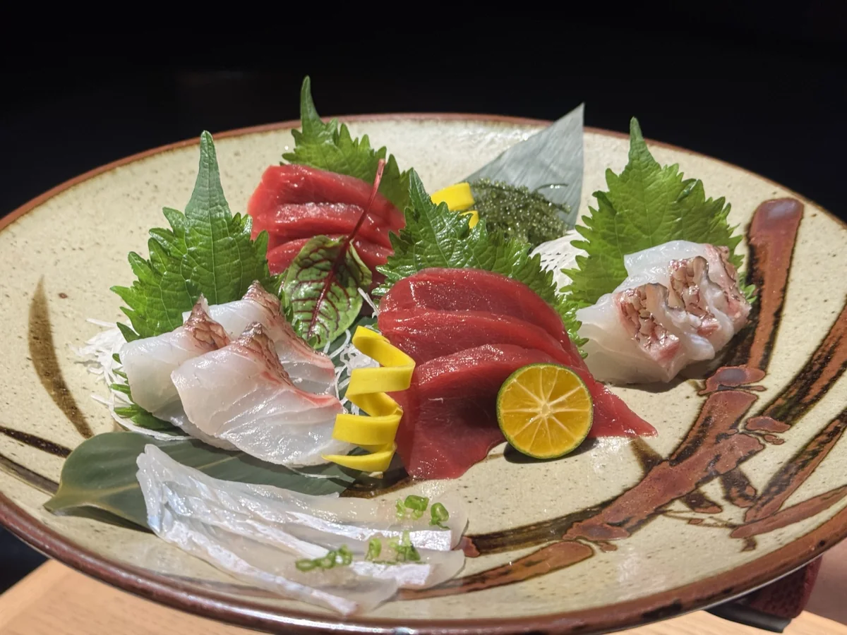 和食堂の刺身